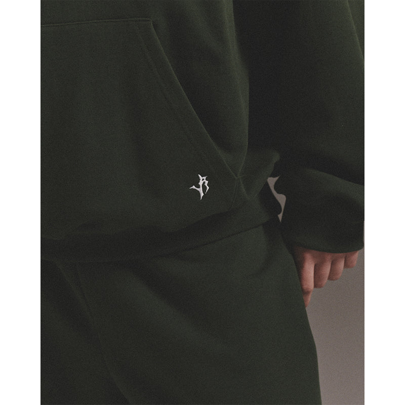 LIBERE LOGO HOODIE / GREEN