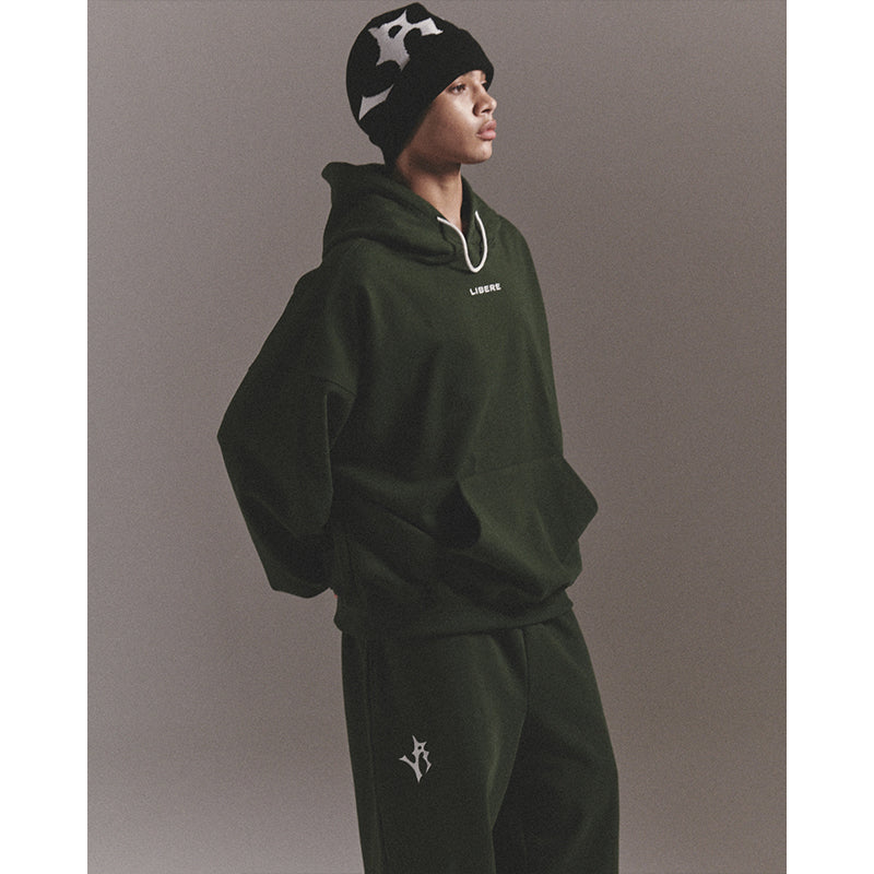 LIBERE LOGO HOODIE / GREEN