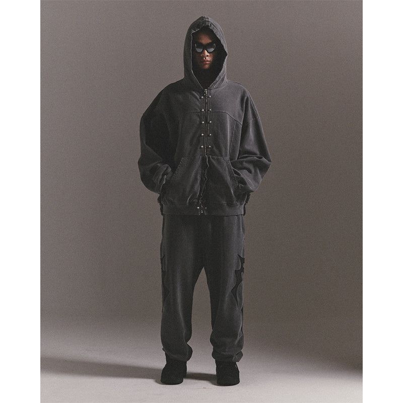 SIDE LOGO SWEAT PANTS / BLACK