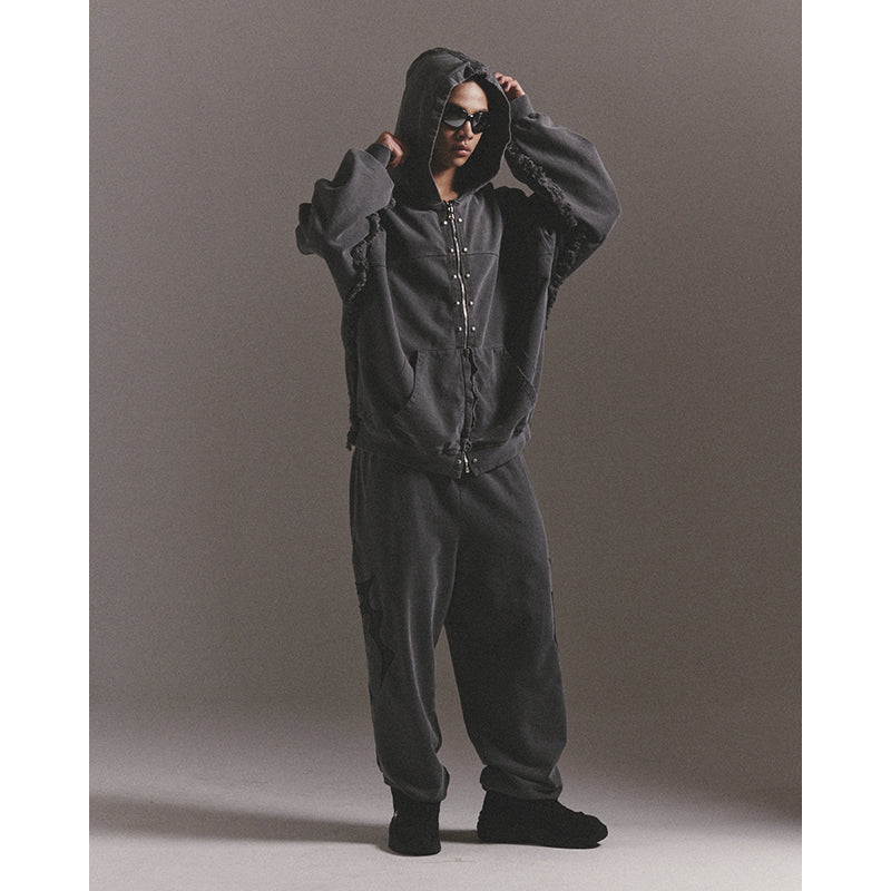 SIDE LOGO SWEAT PANTS / BLACK