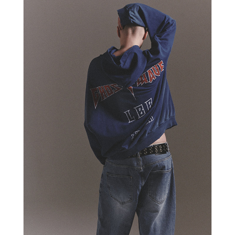 GHOST REPLICATION HOODIE2 / BLUE