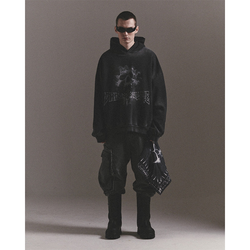 GHOST REPLICATION HOODIE2 / BLACK