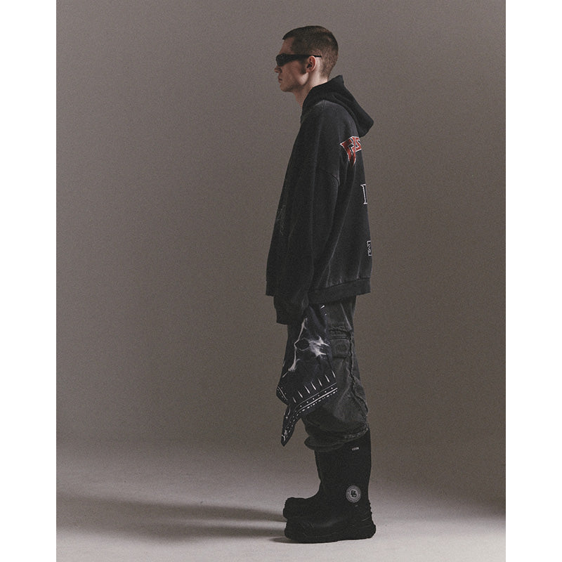 GHOST REPLICATION HOODIE2 / BLACK