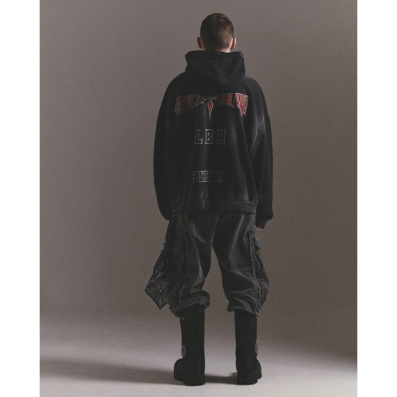 GHOST REPLICATION HOODIE2 / BLACK