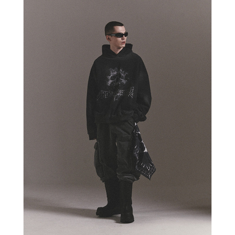 GHOST REPLICATION HOODIE2 / BLACK