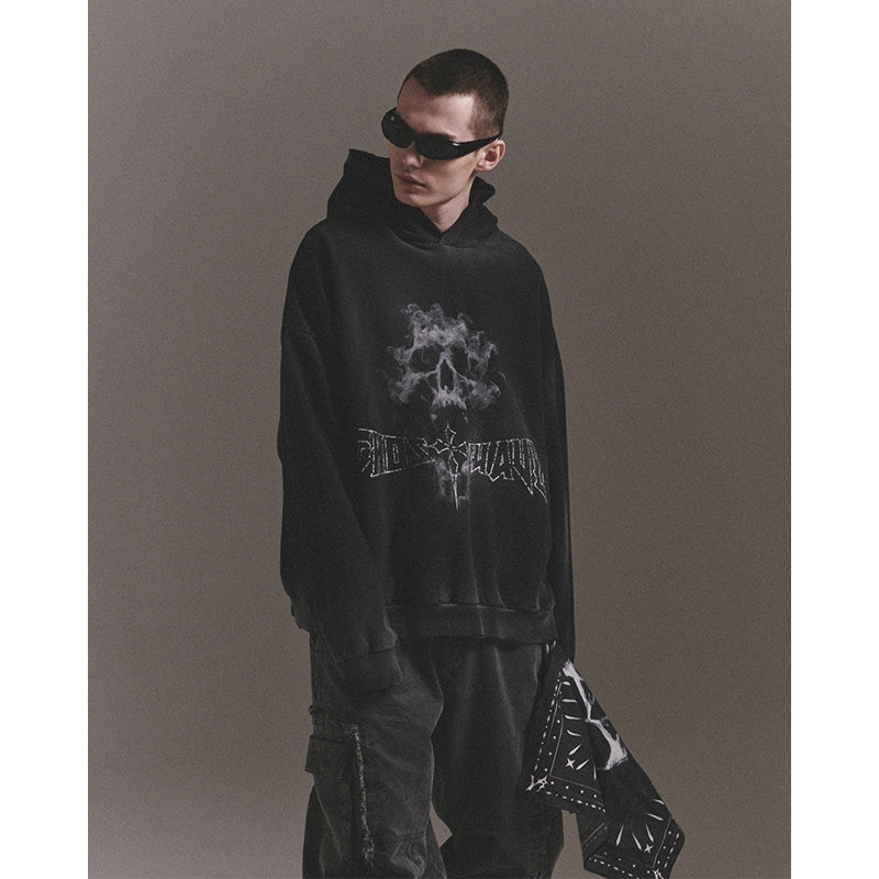 GHOST REPLICATION HOODIE2 / BLACK