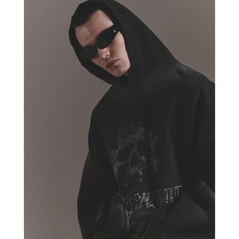 GHOST REPLICATION HOODIE2 / BLACK