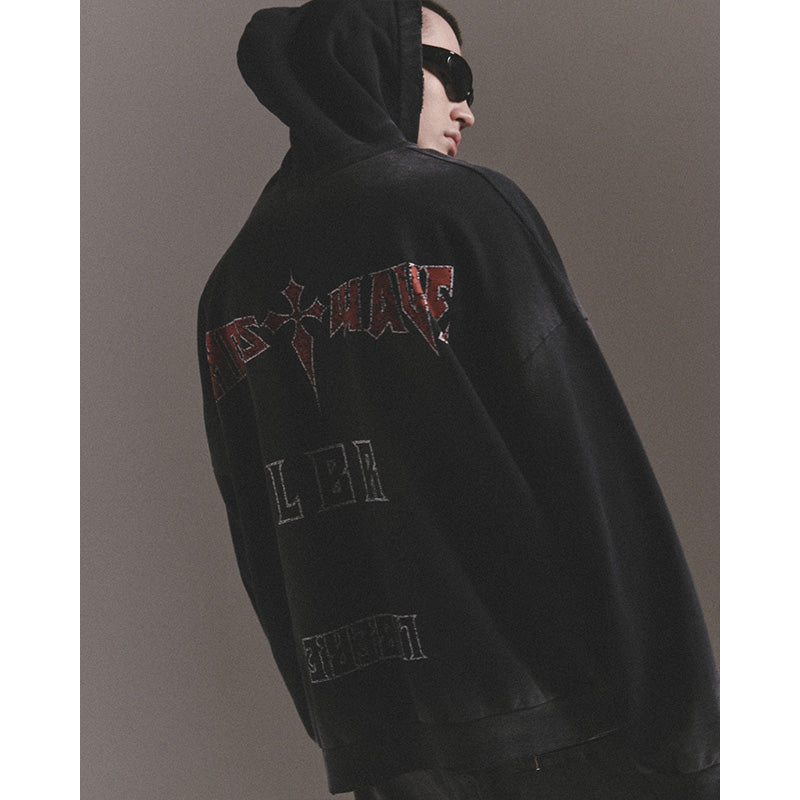 GHOST REPLICATION HOODIE2 / BLACK
