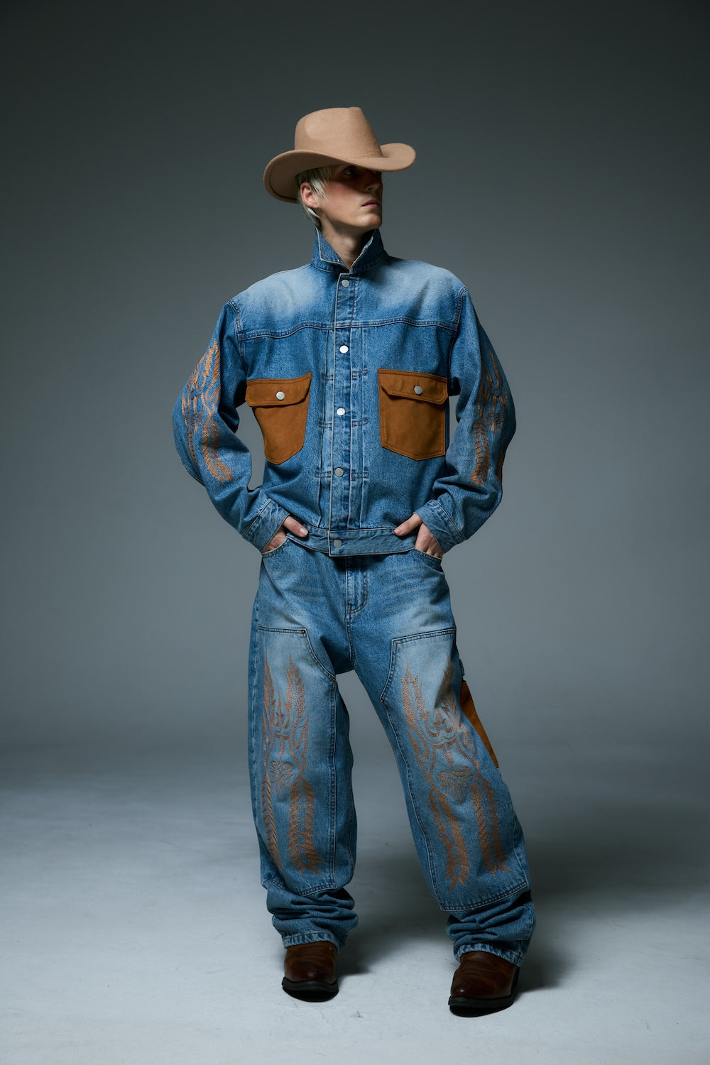 1950’s DENIM JACKET / BLUE