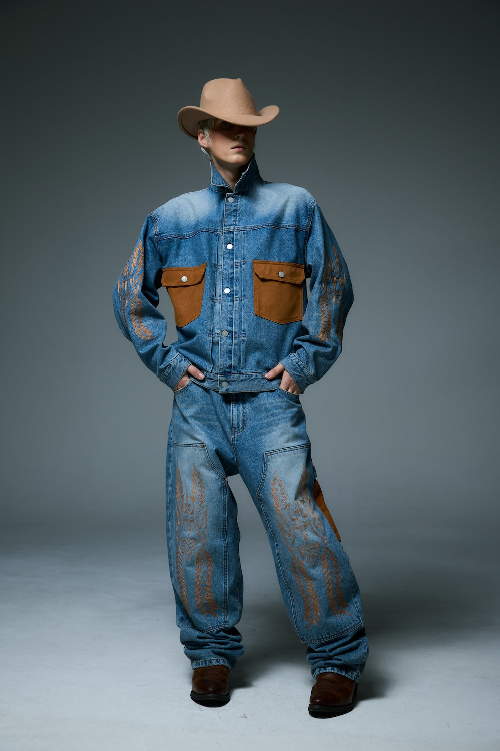 1950’s DENIM JACKET / BLUE