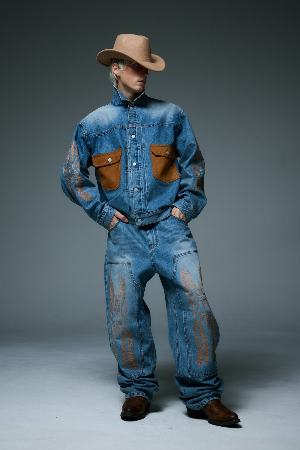 1950’s DENIM JACKET / BLUE