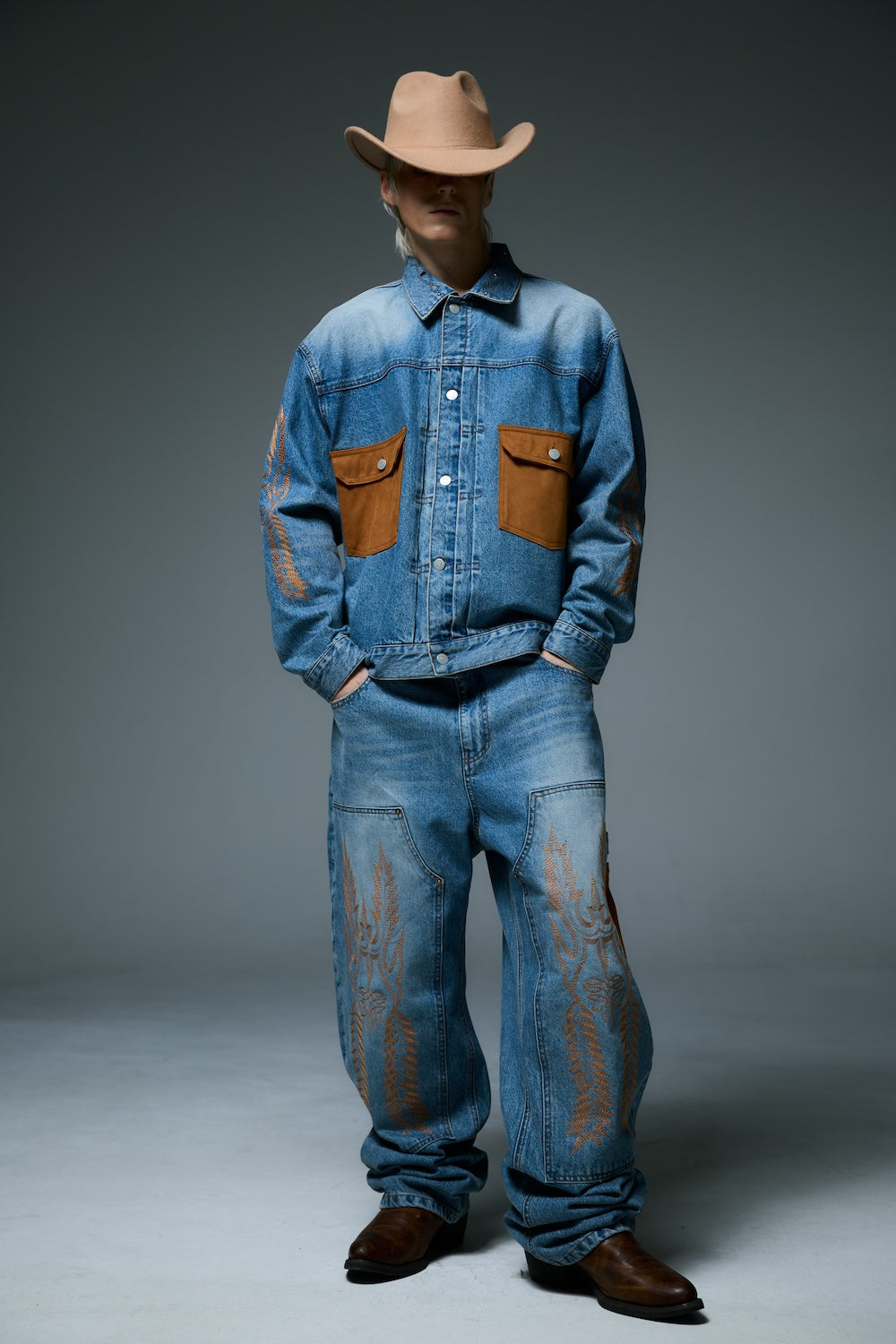 1950’s DENIM JACKET / BLUE