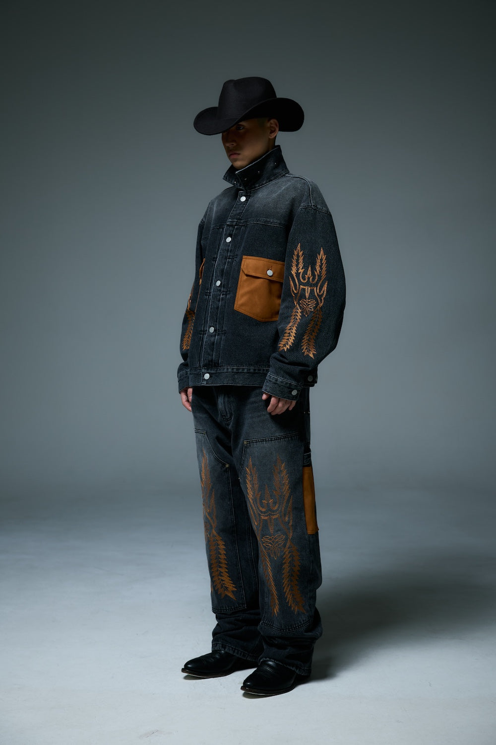 1950’s DENIM JACKET / BLACK