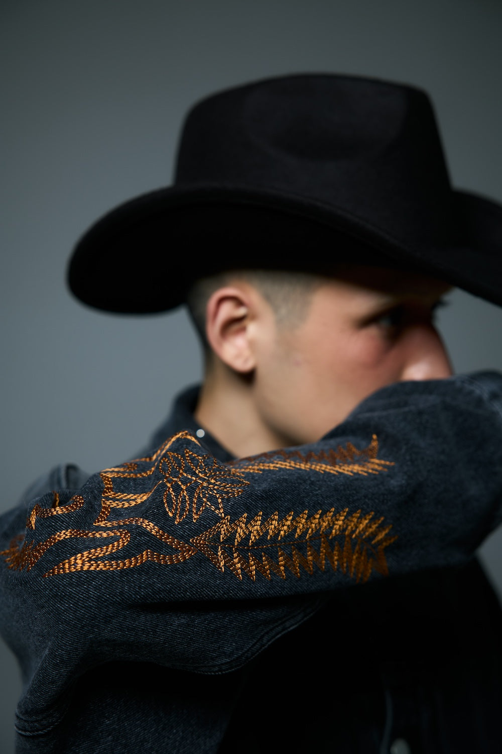 1950’s DENIM JACKET / BLACK