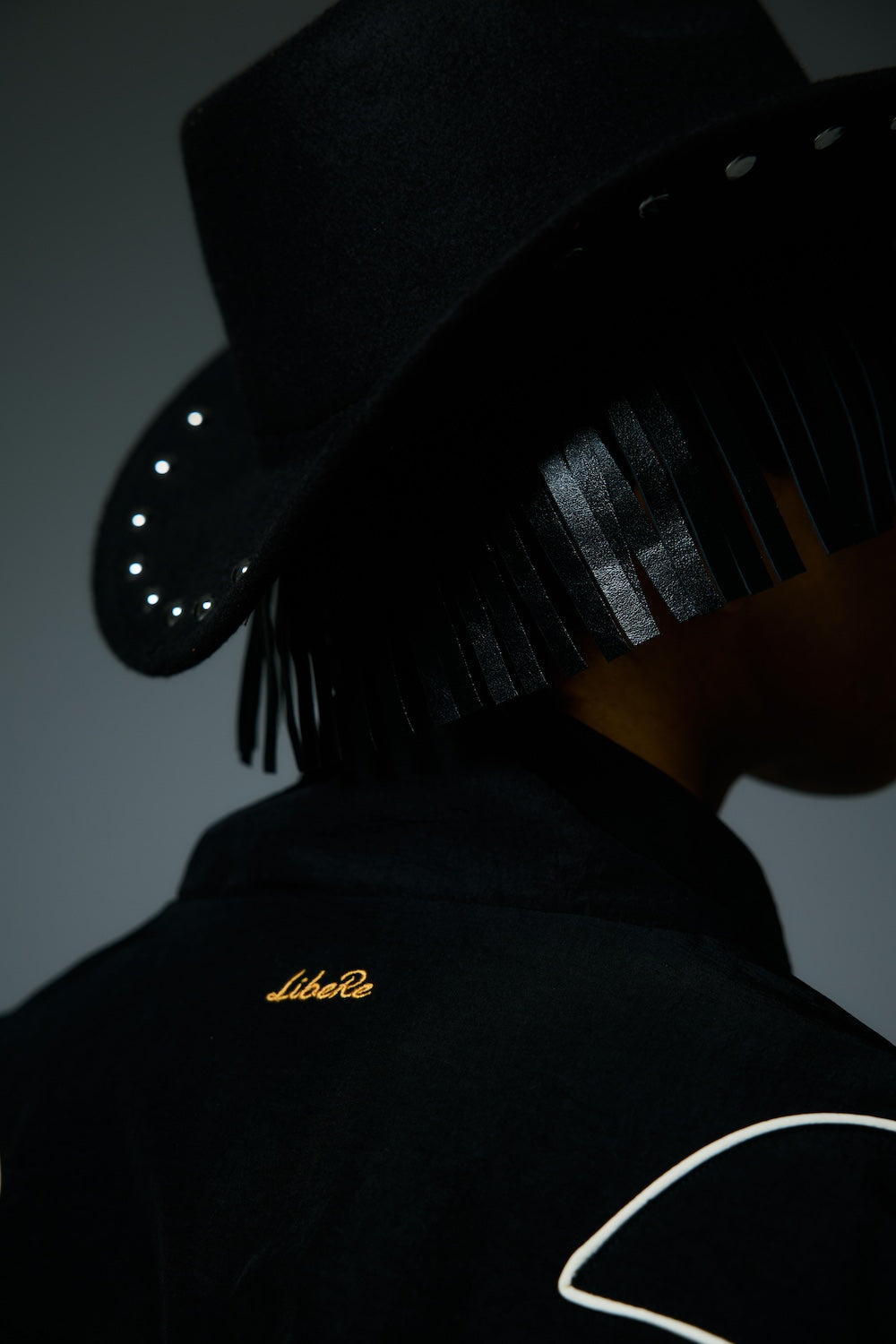 WESTERN FLAME TRACK JACKET / BLACK