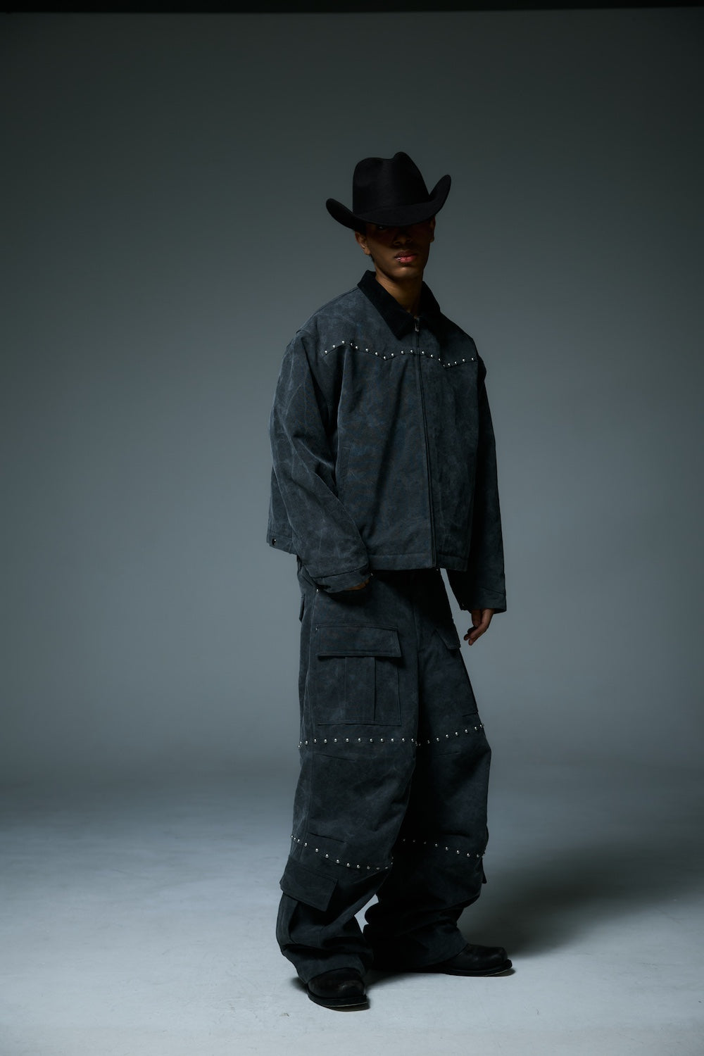 WESTERN WORK JACKET / BLACK
