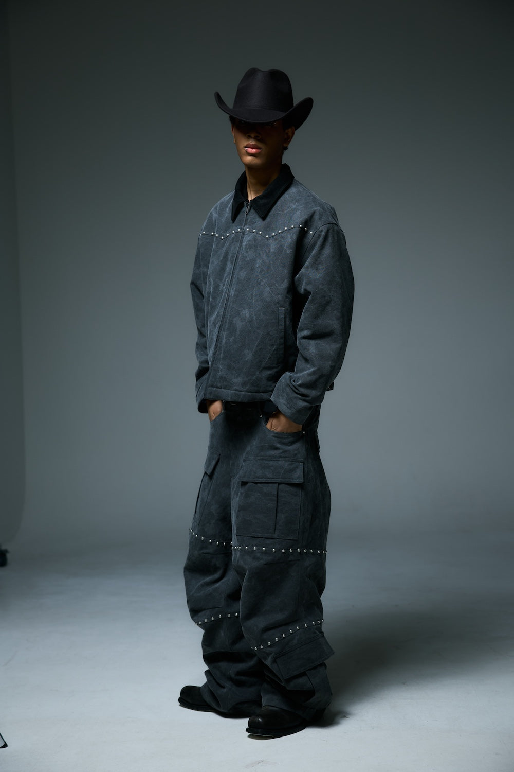 WESTERN WORK JACKET / BLACK