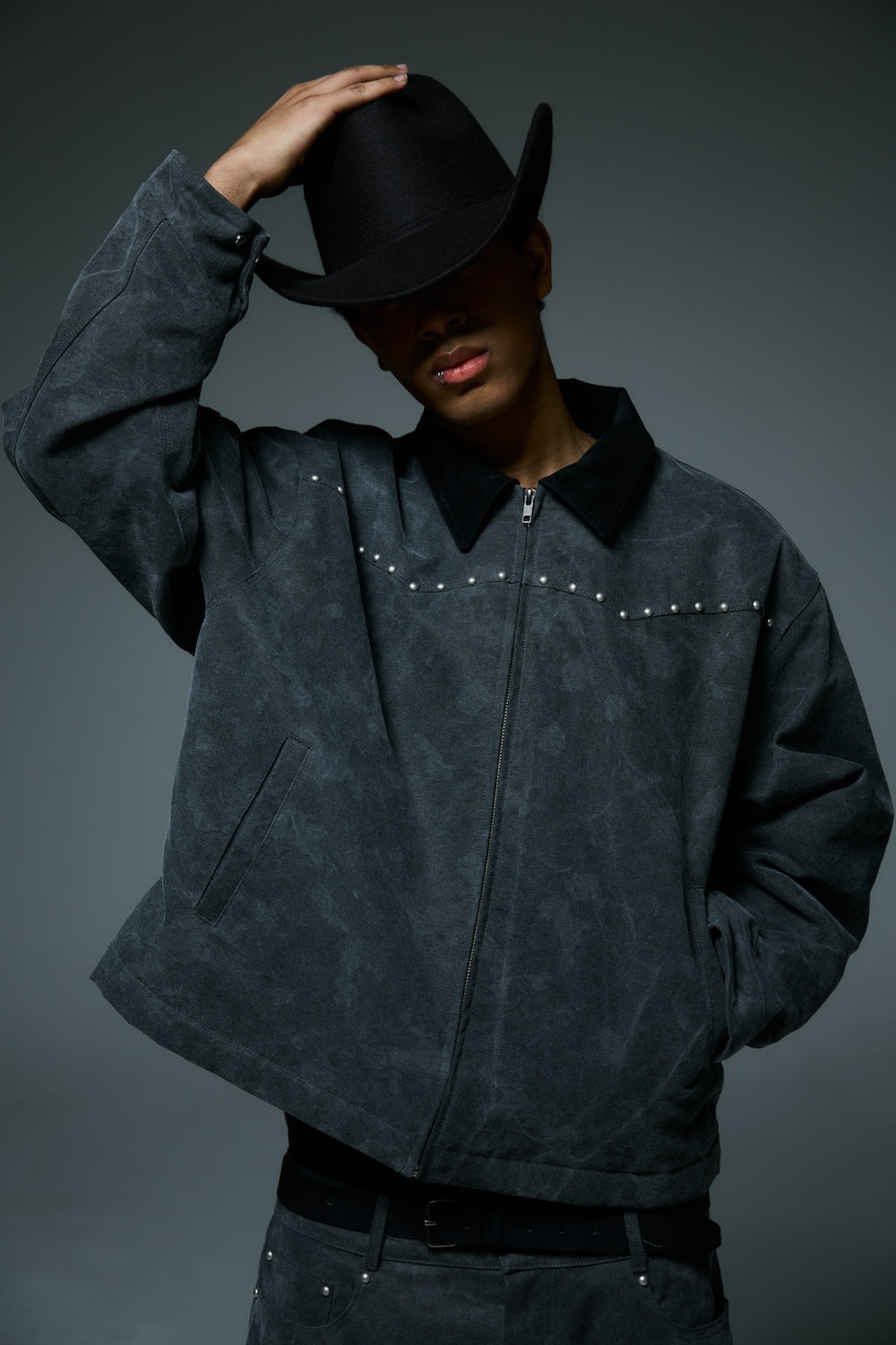 WESTERN WORK JACKET / BLACK