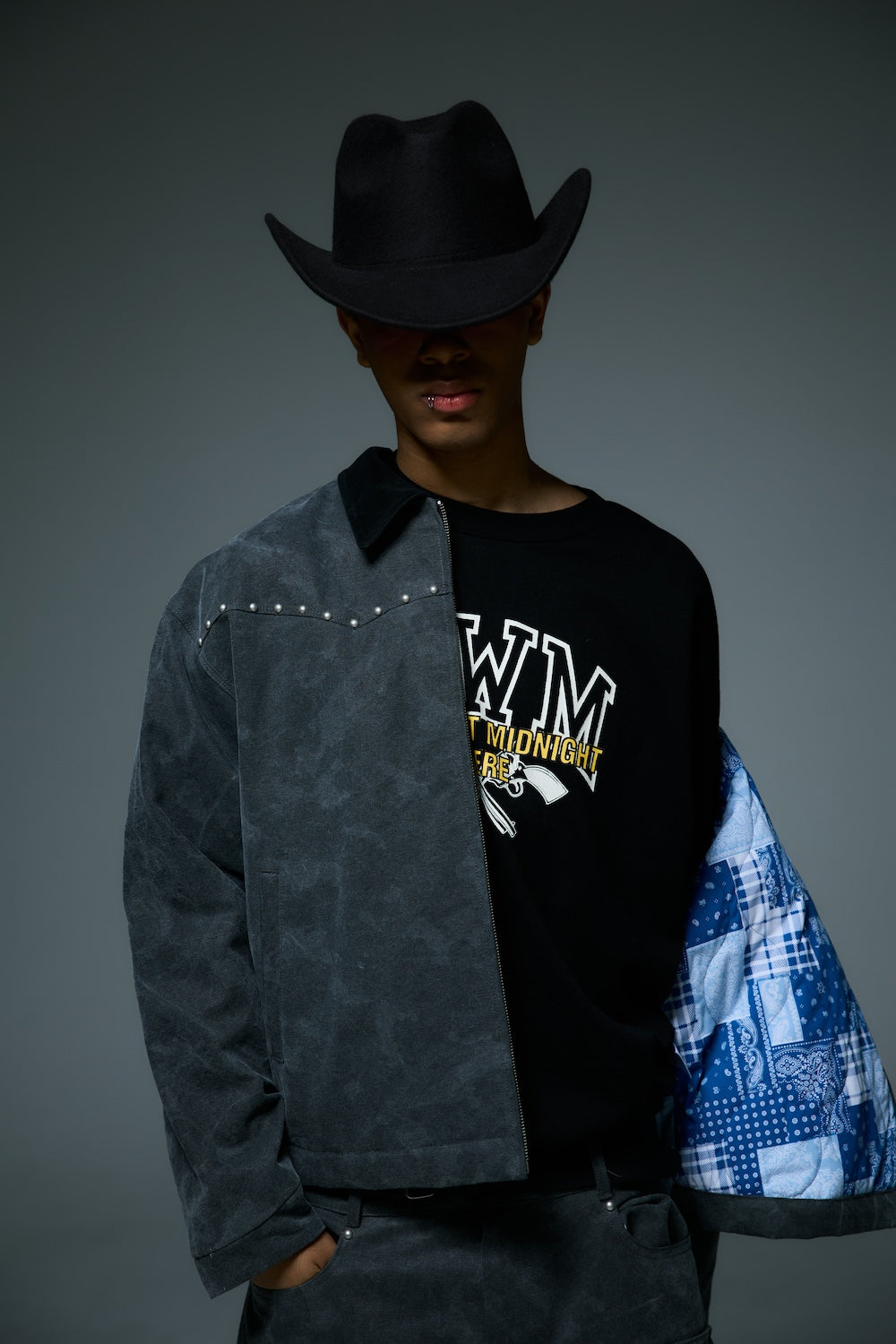 WESTERN WORK JACKET / BLACK
