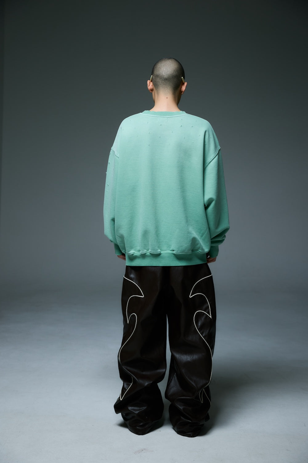 HIGHNOON CREWNECK SWEAT / GREEN