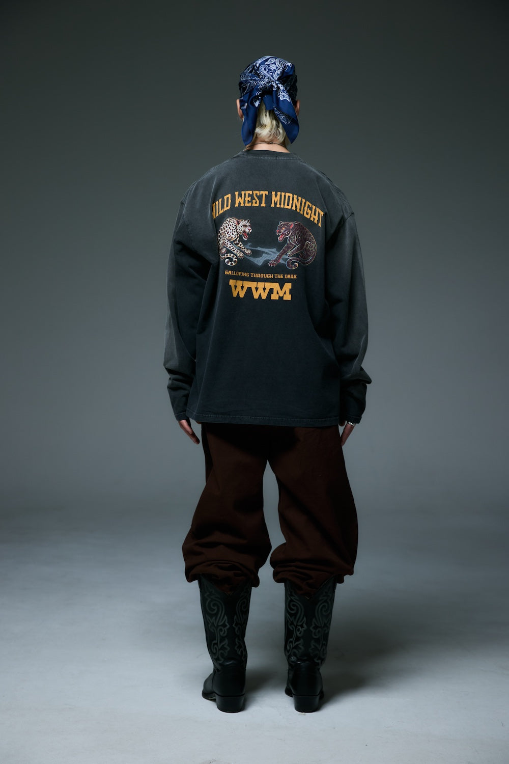 MIDNIGHT GALLOP LONGSLEEVE/ BLACK