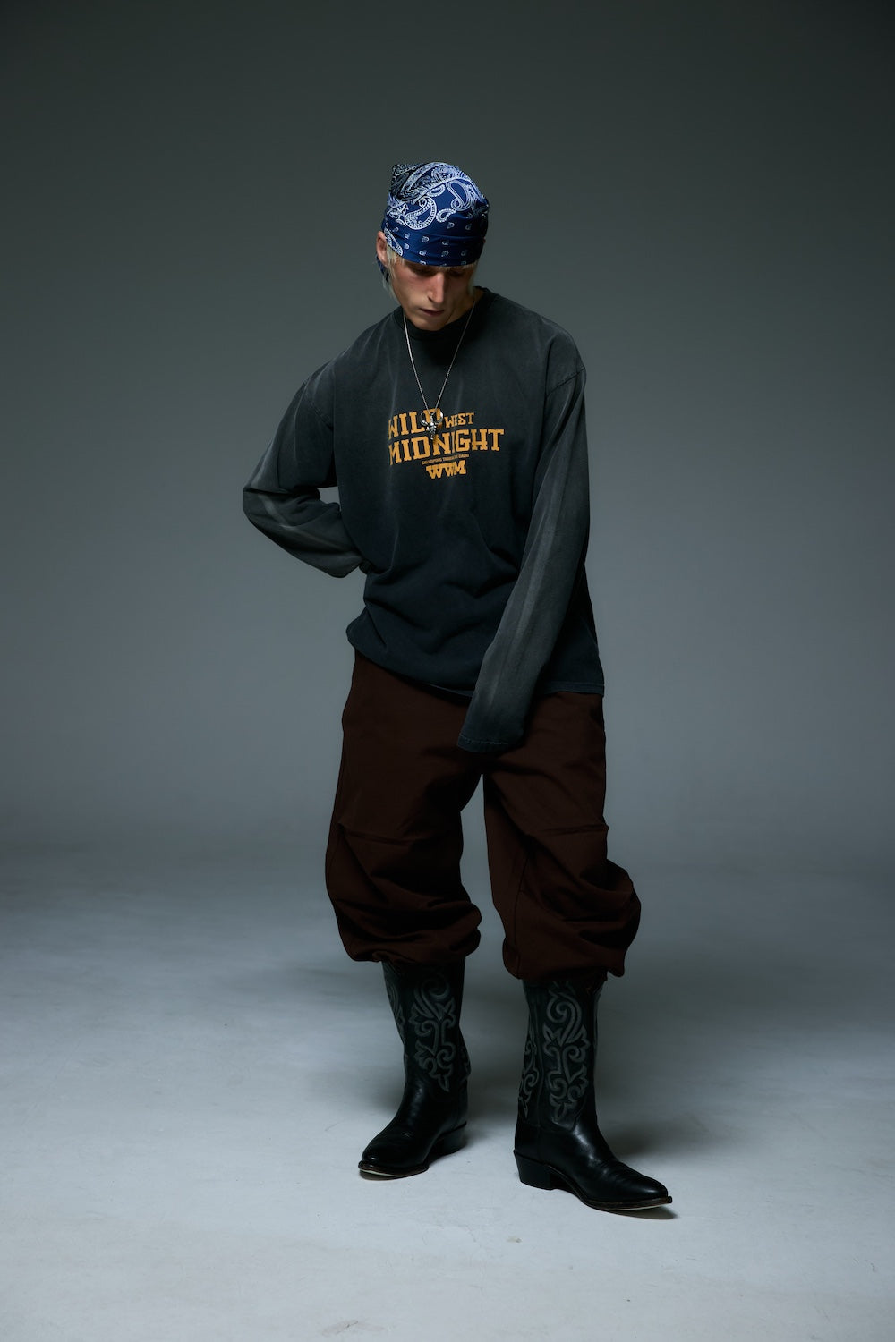 MIDNIGHT GALLOP LONGSLEEVE/ BLACK