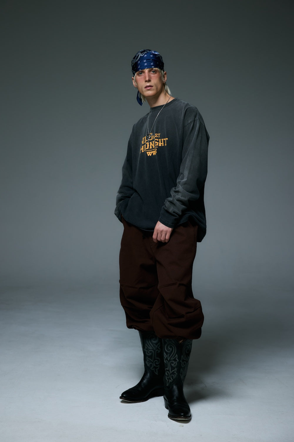 MIDNIGHT GALLOP LONGSLEEVE/ BLACK