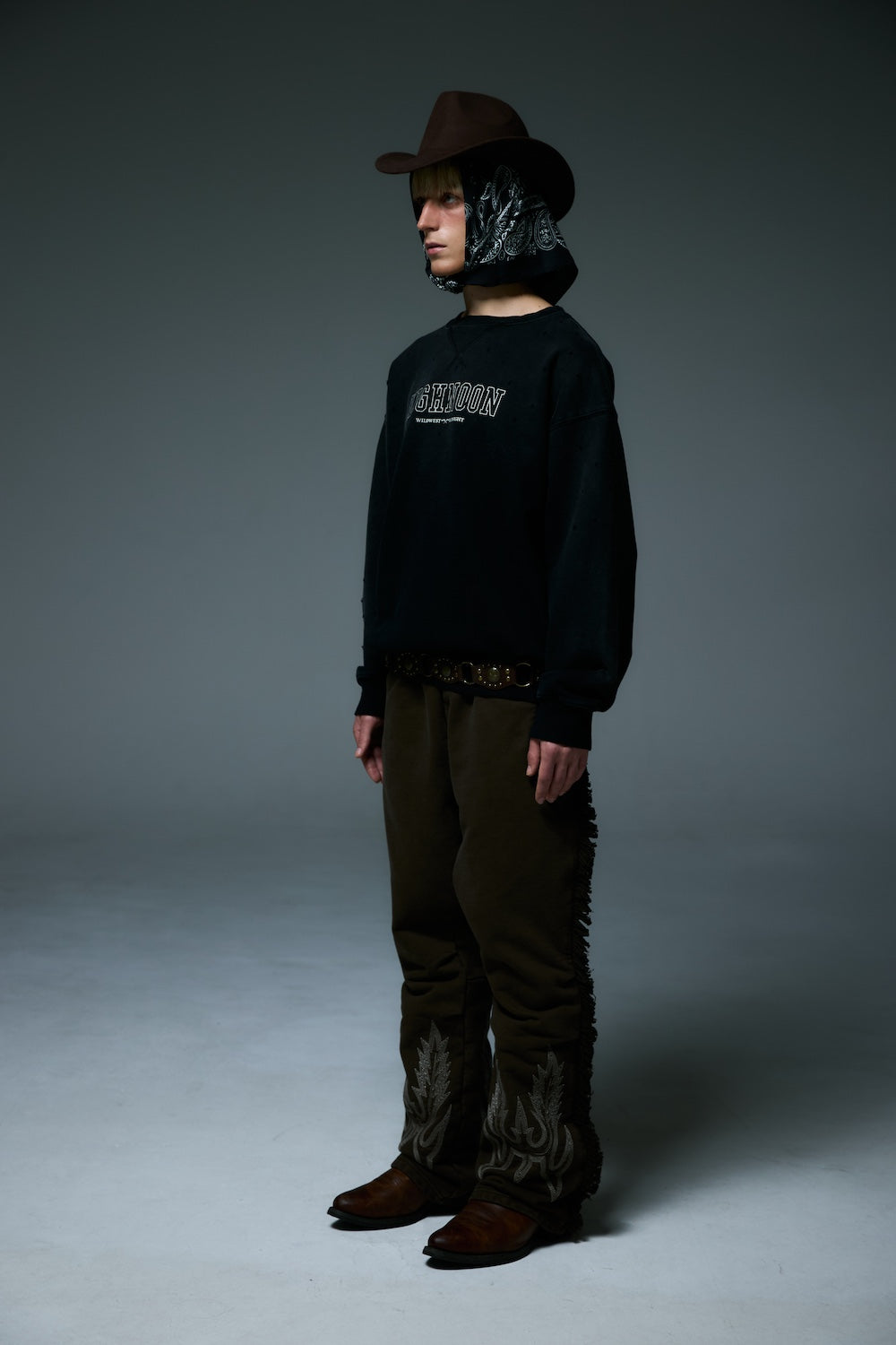 HIGHNOON CREWNECK SWEAT / BLACK