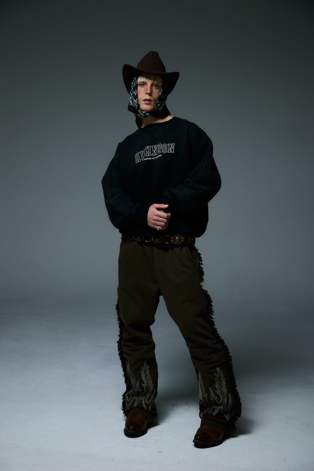 HIGHNOON CREWNECK SWEAT / BLACK