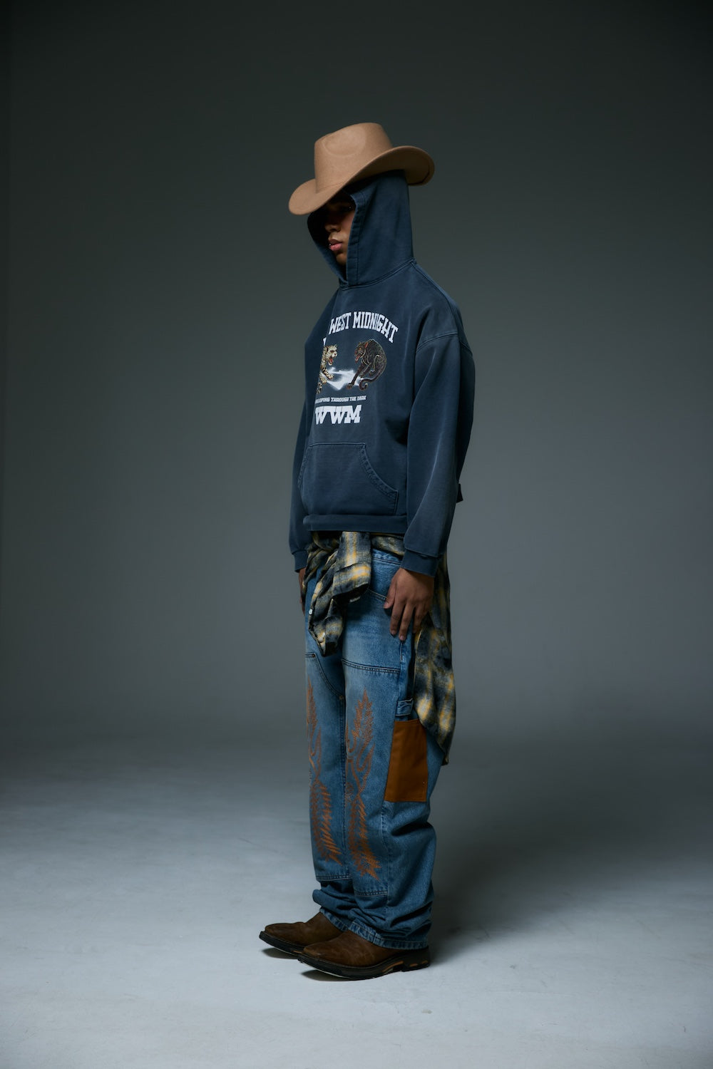MIDNIGHT GALLOP HOODY / NAVY