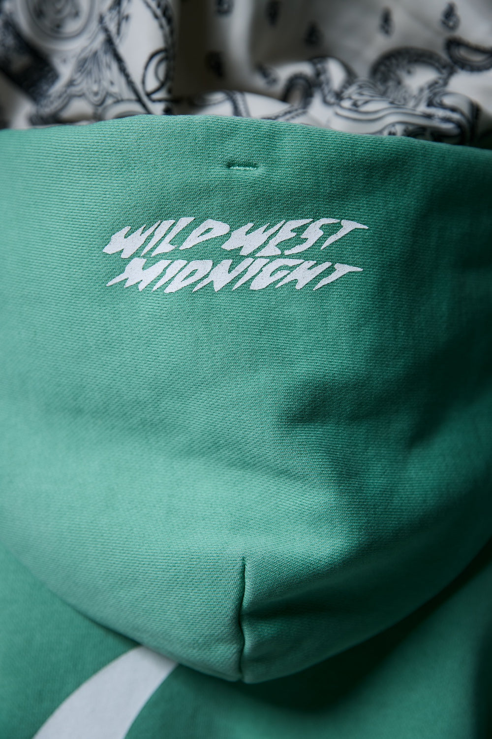 MIDNIGHT ZIP-UP HOOD / GREEN