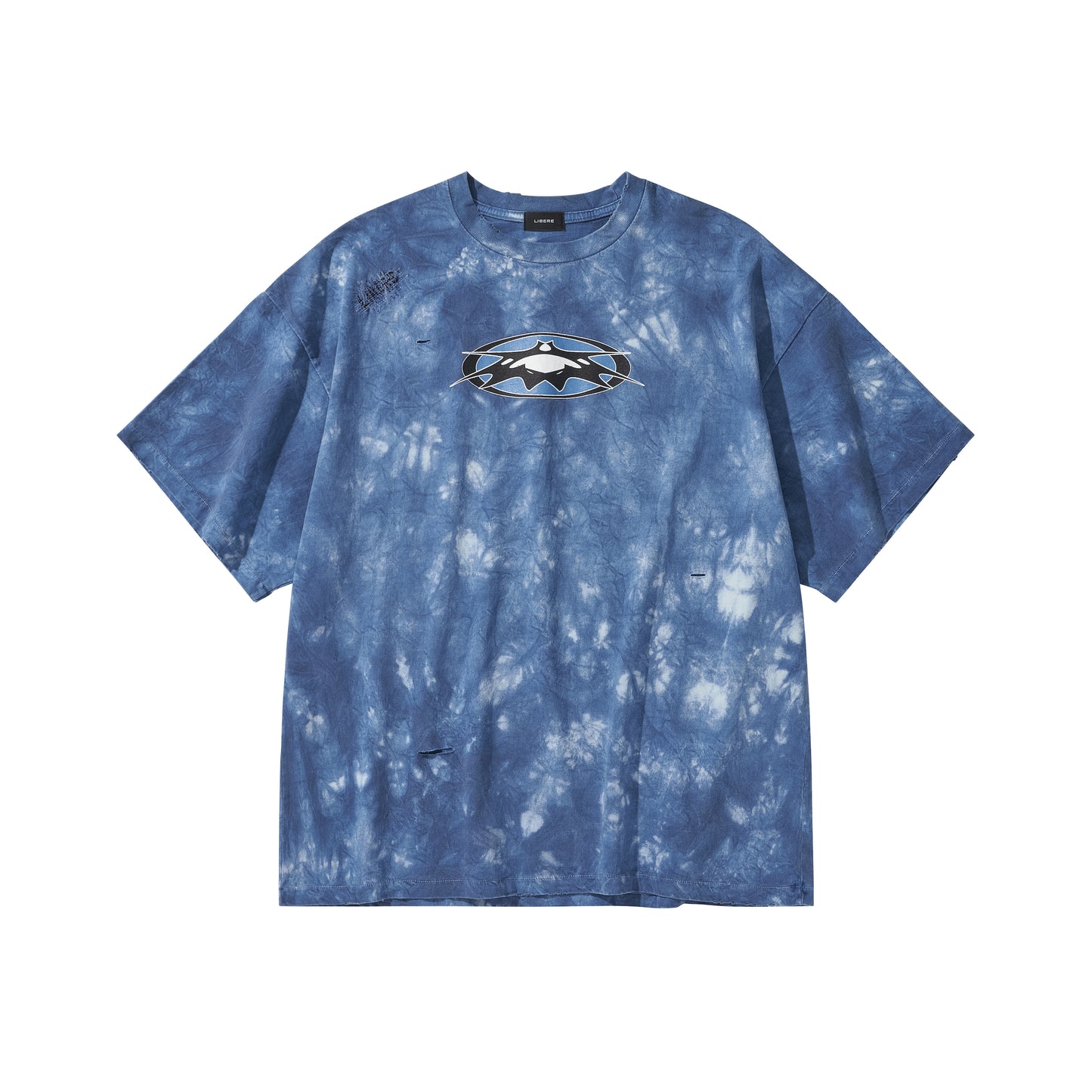 LOGO TYE-DYE T-SHIRT / BLUE
