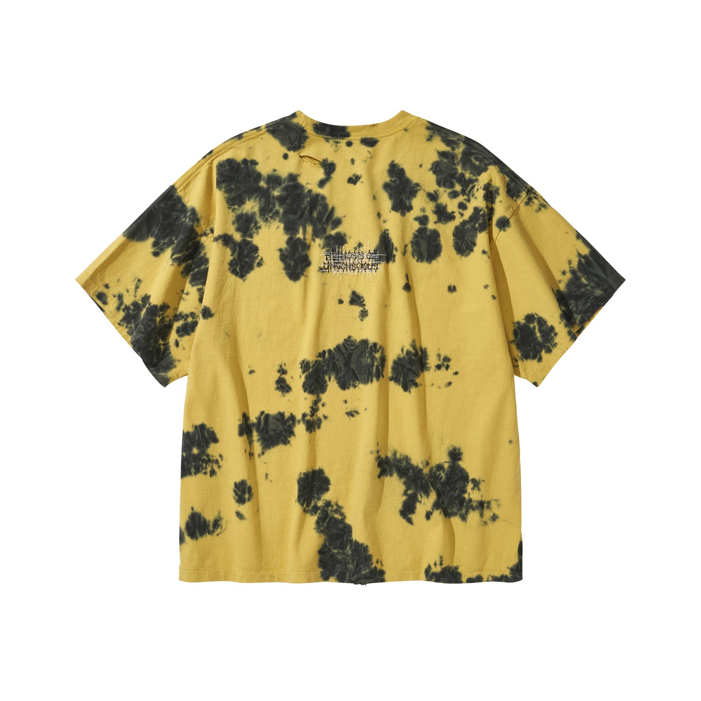 LOGO TYE-DYE T-SHIRT / YELLOW