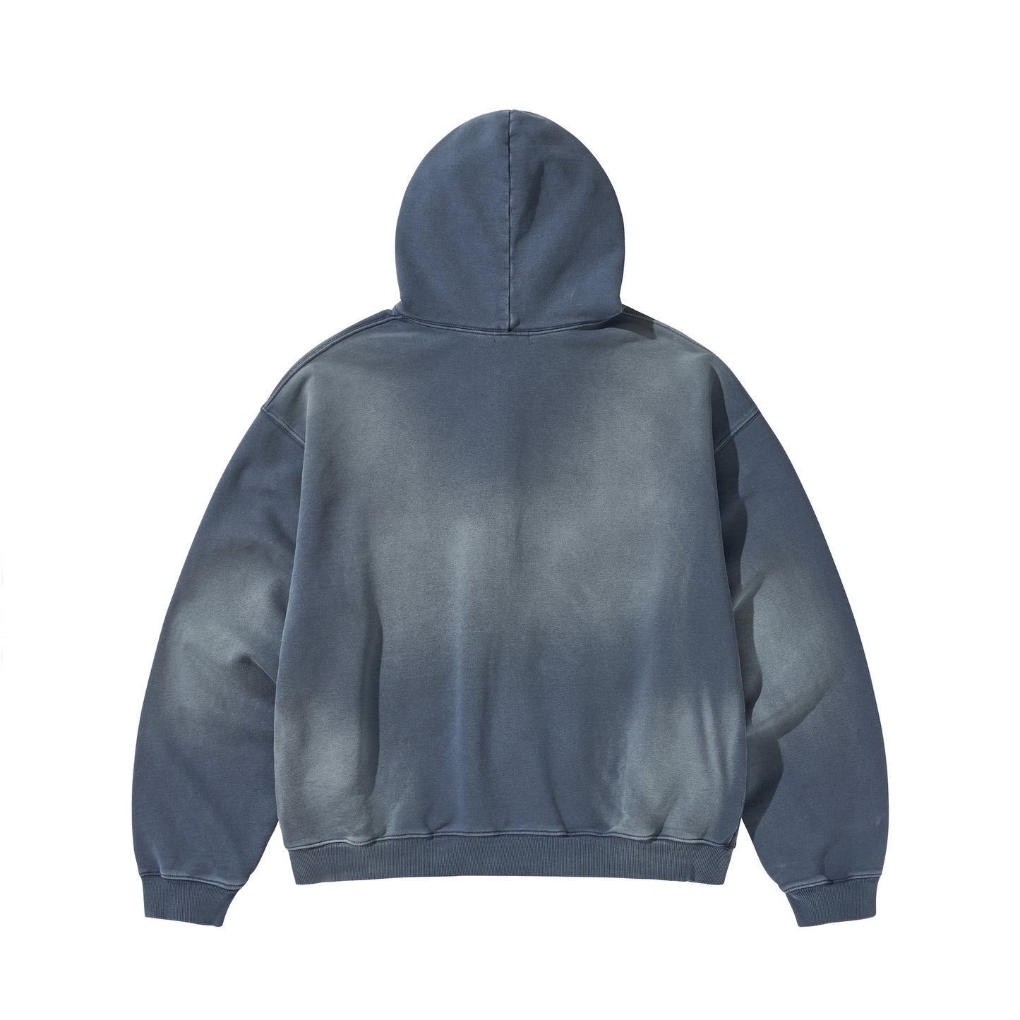 LOGO ZIP-UP HOODIE / NAVY