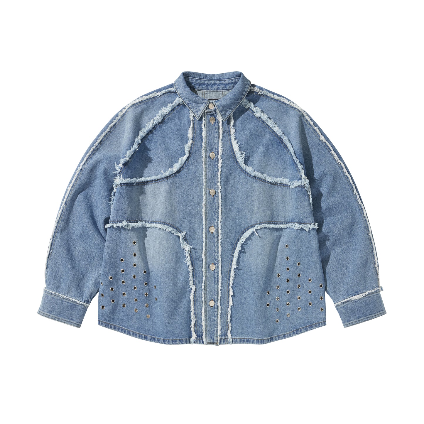 MODIFIED CROSS OVERSIZED SHIRTS VER-2 / BLUE