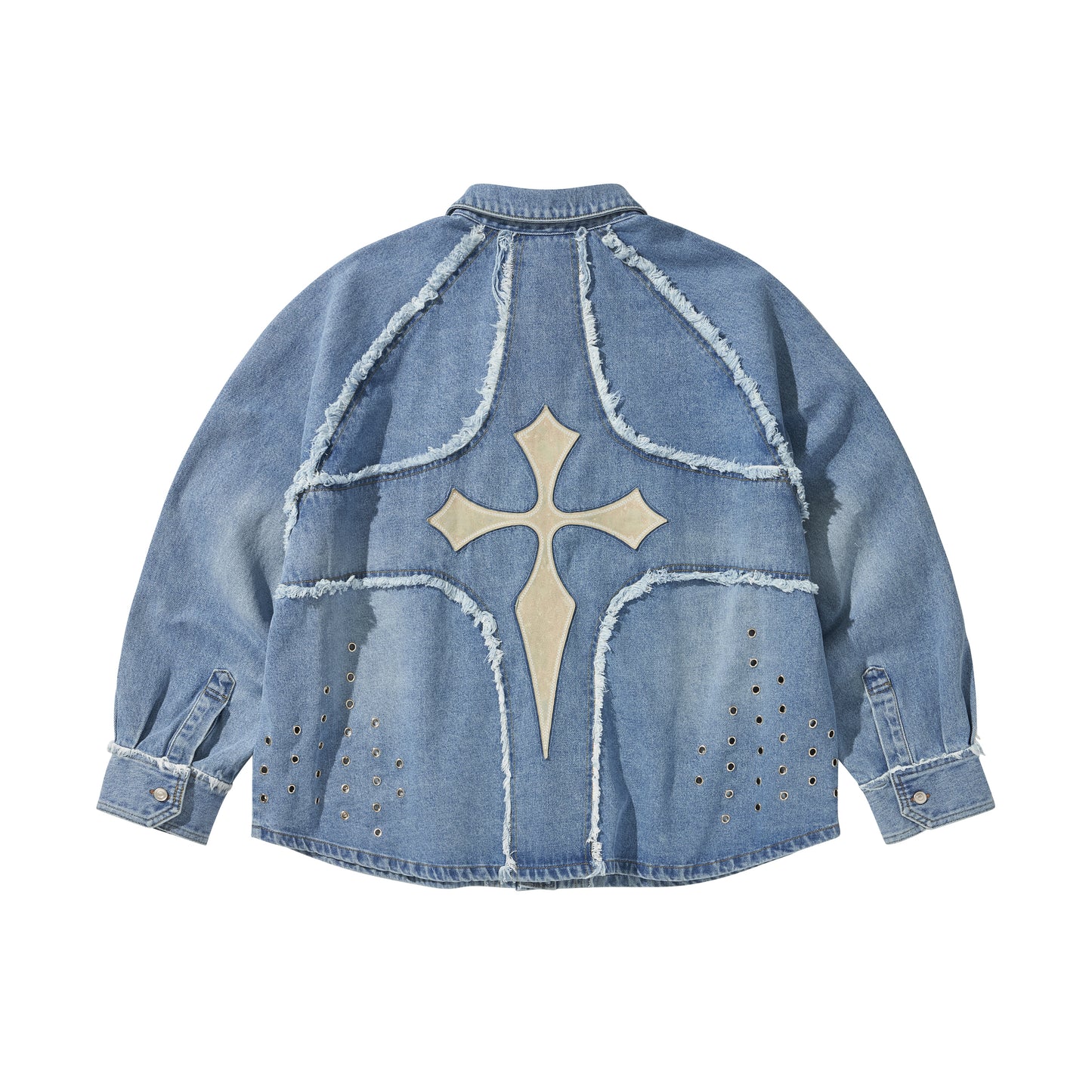 MODIFIED CROSS OVERSIZED SHIRTS VER-2 / BLUE