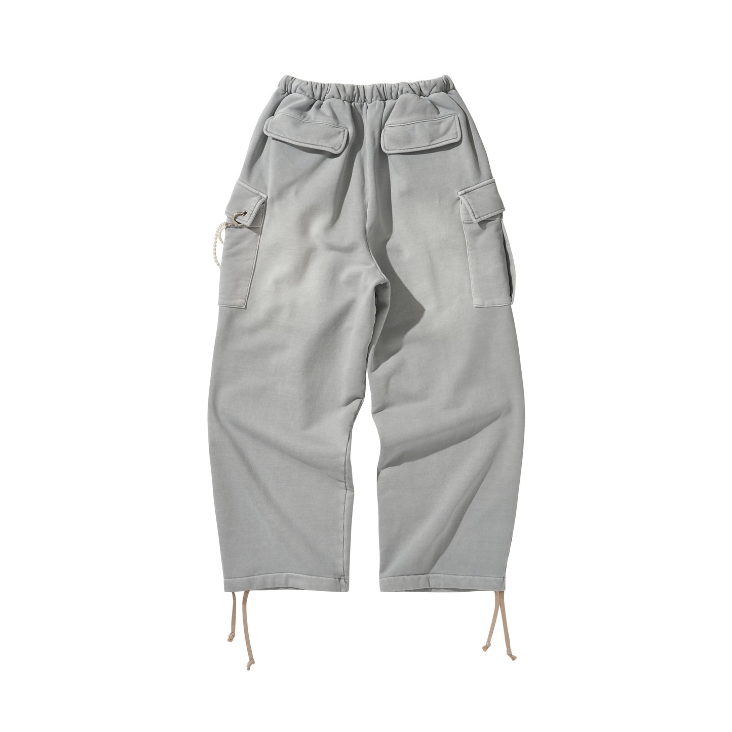 WASHED SWEAT CARGO PANTS / GRAY
