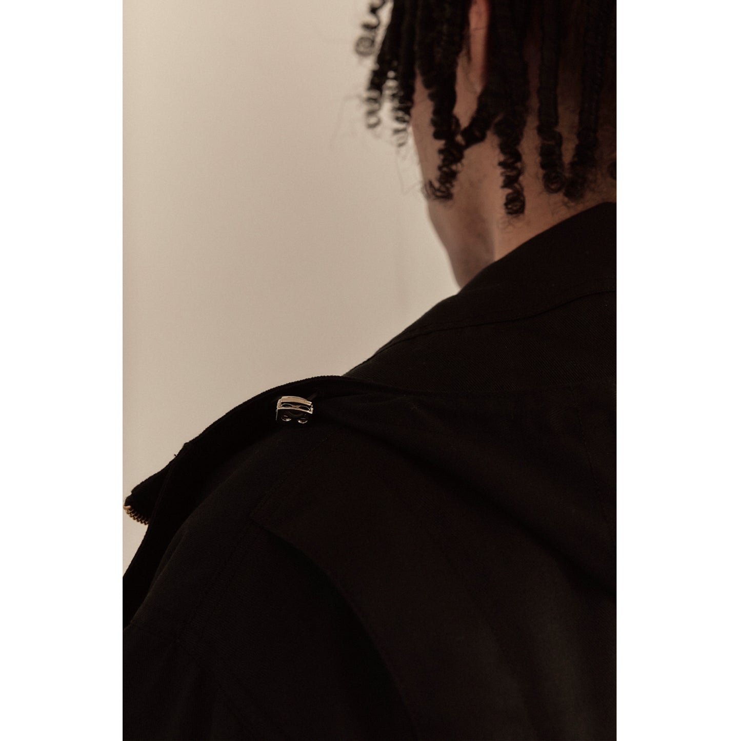 OVERSIZED HOOD JACKET / BLACK