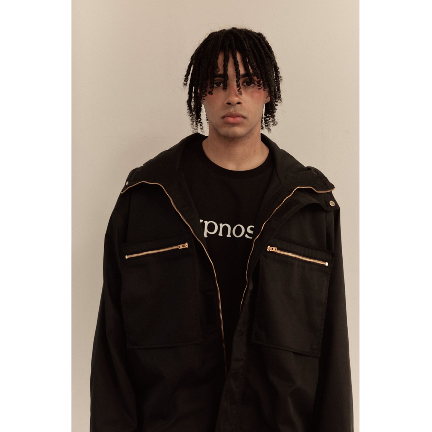 OVERSIZED HOOD JACKET / BLACK