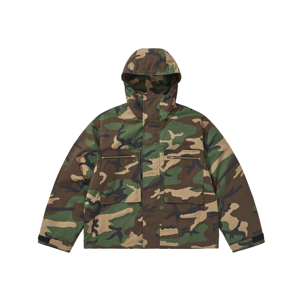 OVERSIZED HOOD JACKET / CAMO