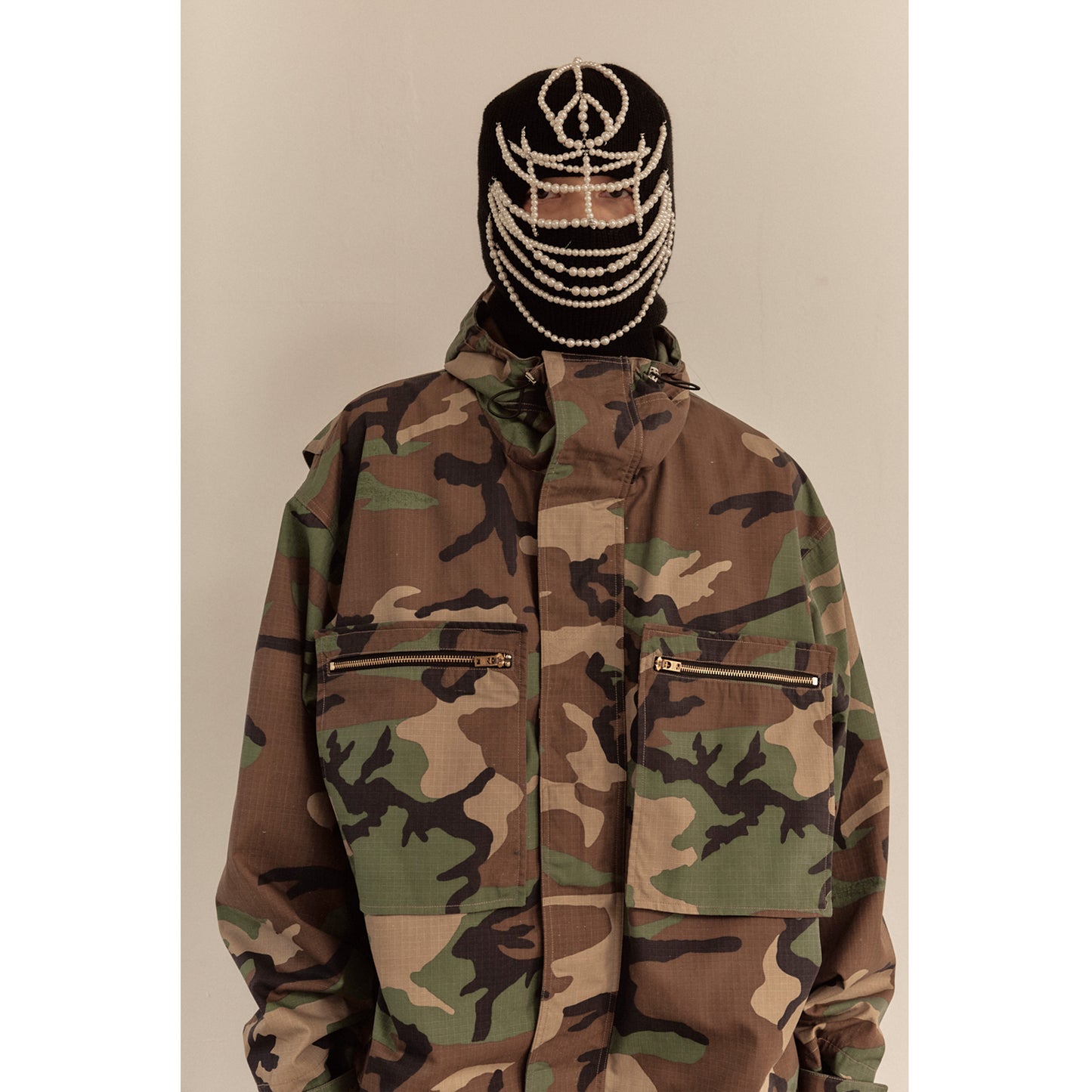OVERSIZED HOOD JACKET / CAMO