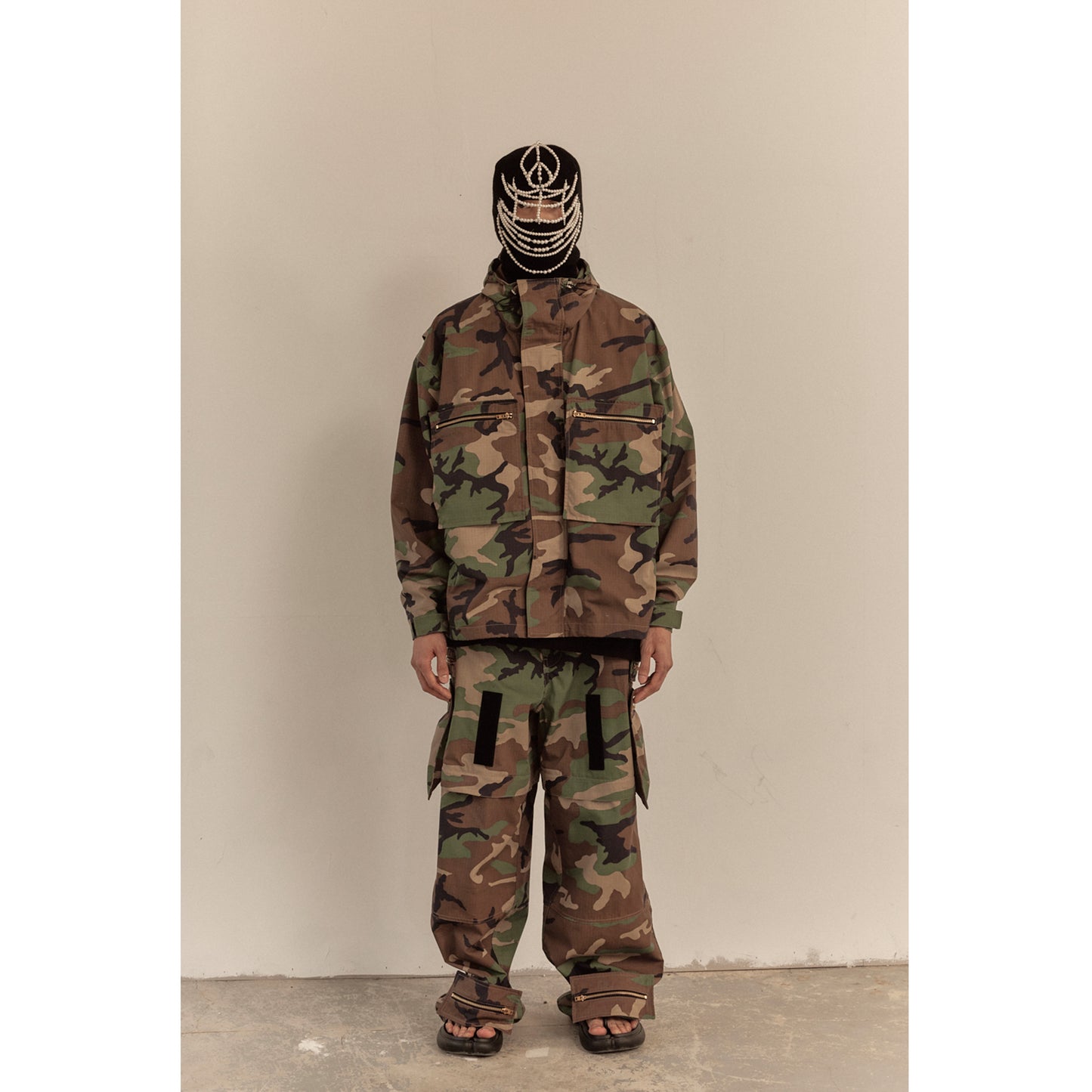 OVERSIZED HOOD JACKET / CAMO