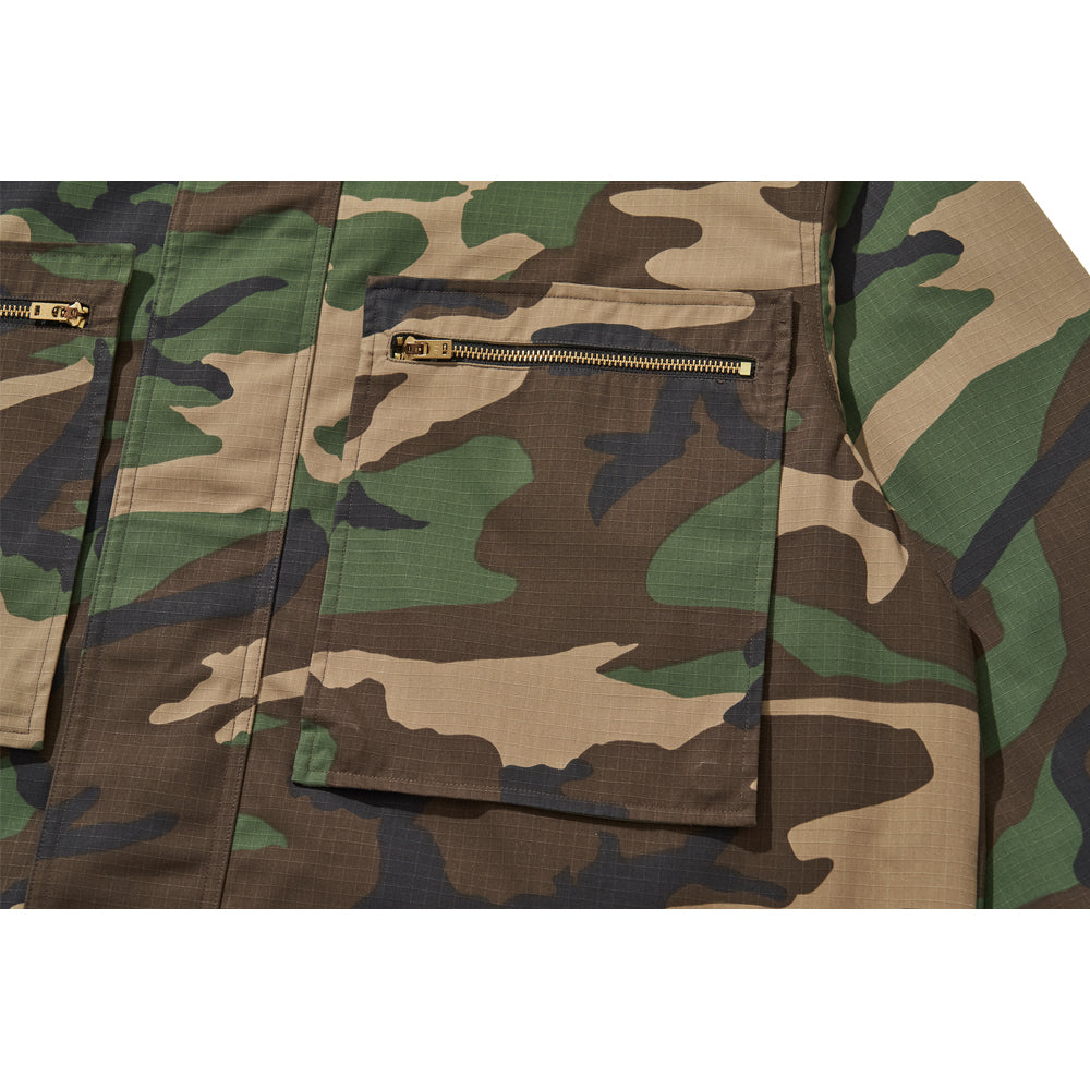 OVERSIZED HOOD JACKET / CAMO
