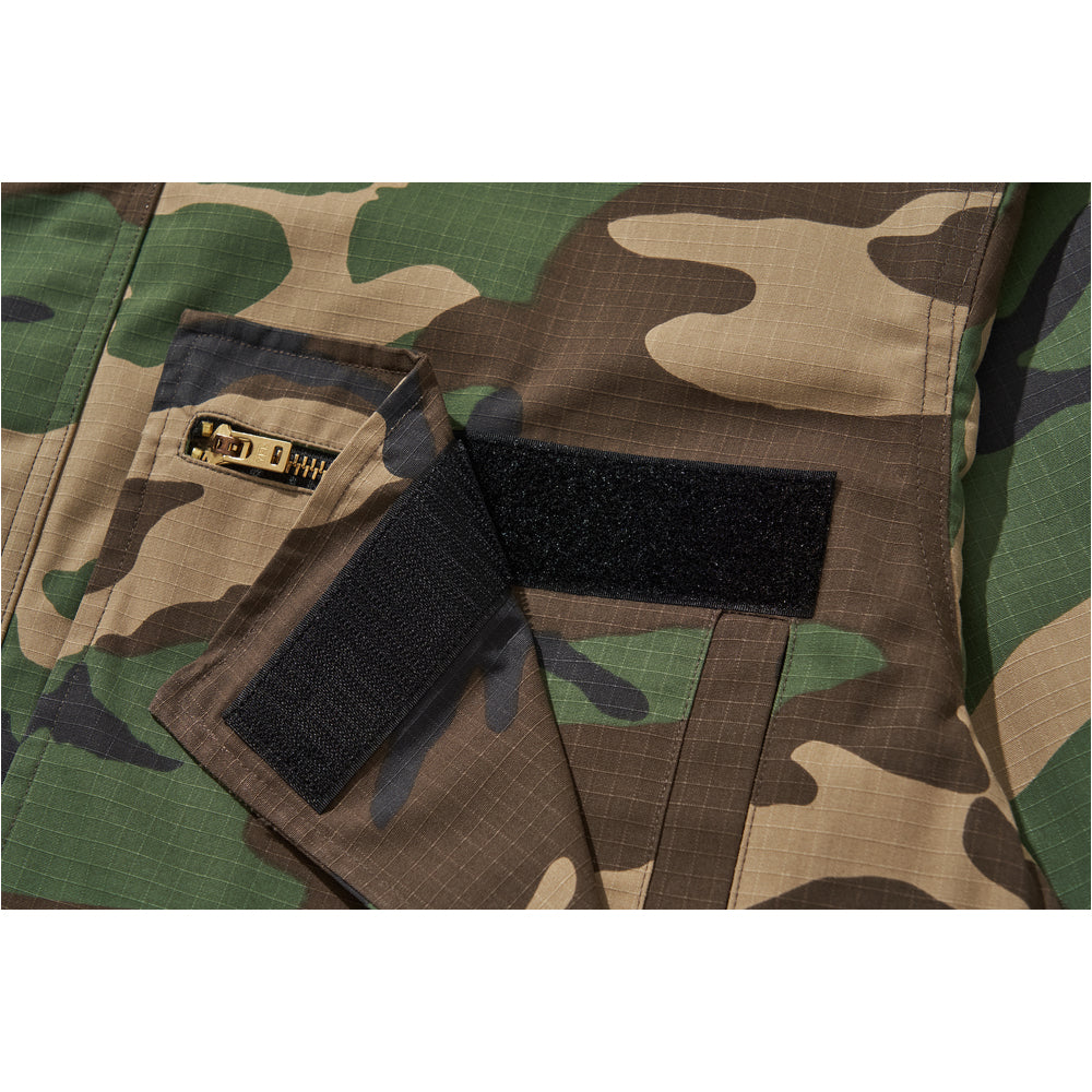 OVERSIZED HOOD JACKET / CAMO
