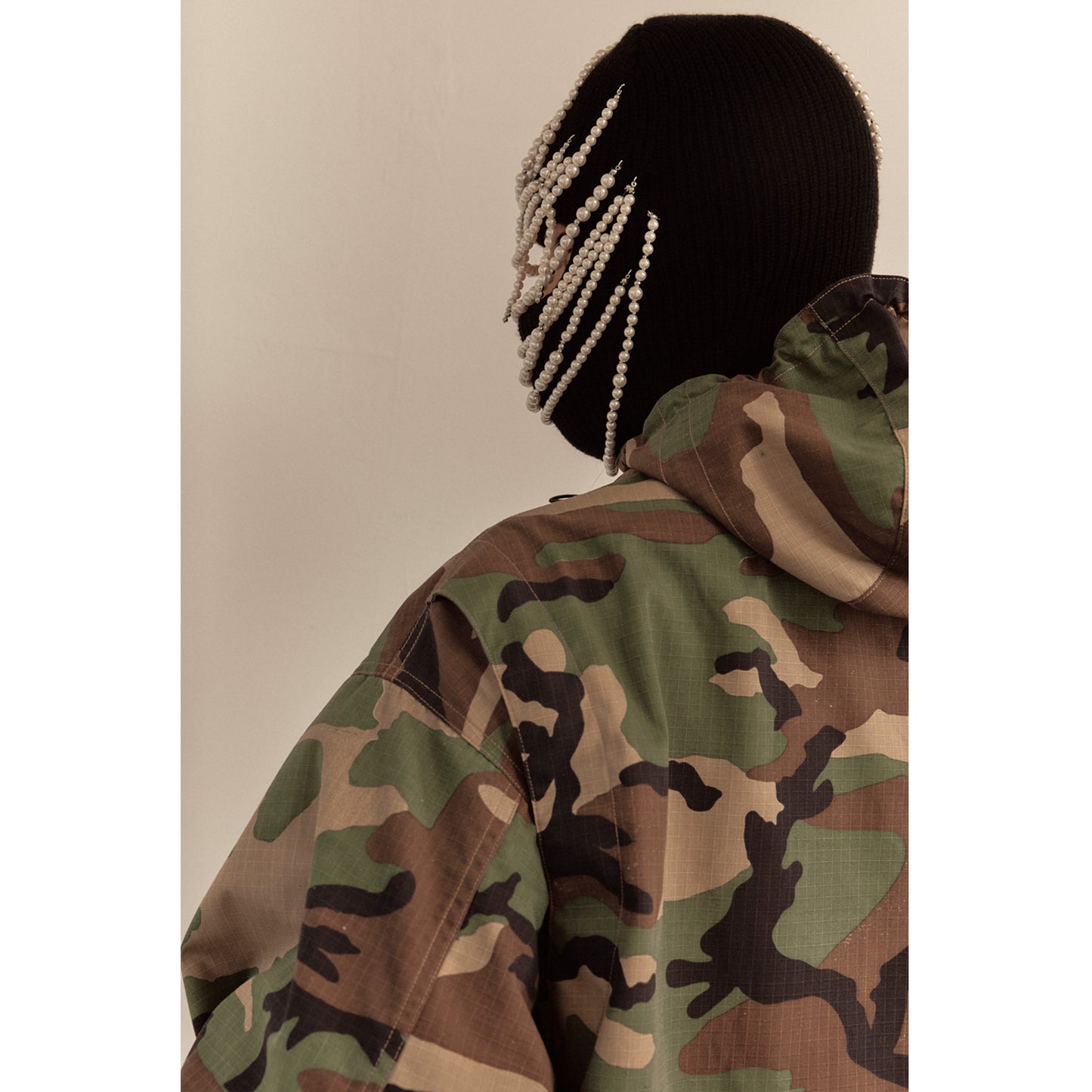 OVERSIZED HOOD JACKET / CAMO