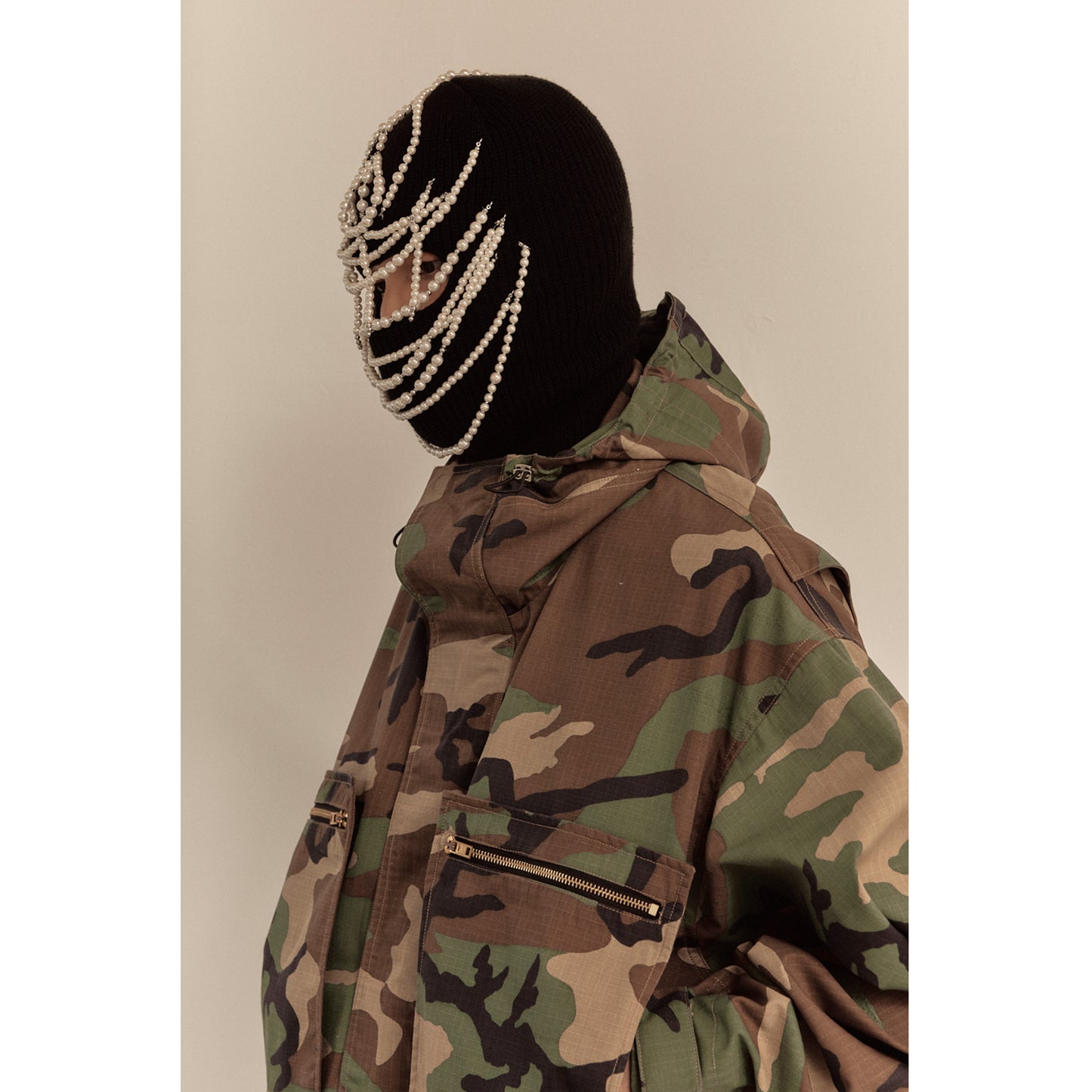 OVERSIZED HOOD JACKET / CAMO