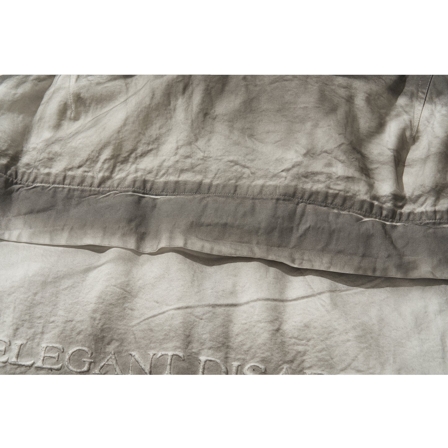 HOODED ZIPPER COAT / WHITE