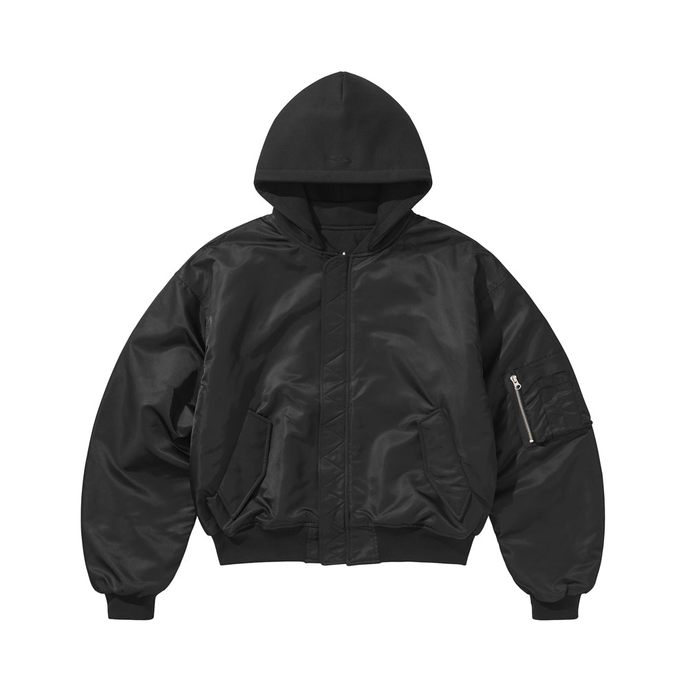 REVERSIBLE HOODY MA-1 / BLACK