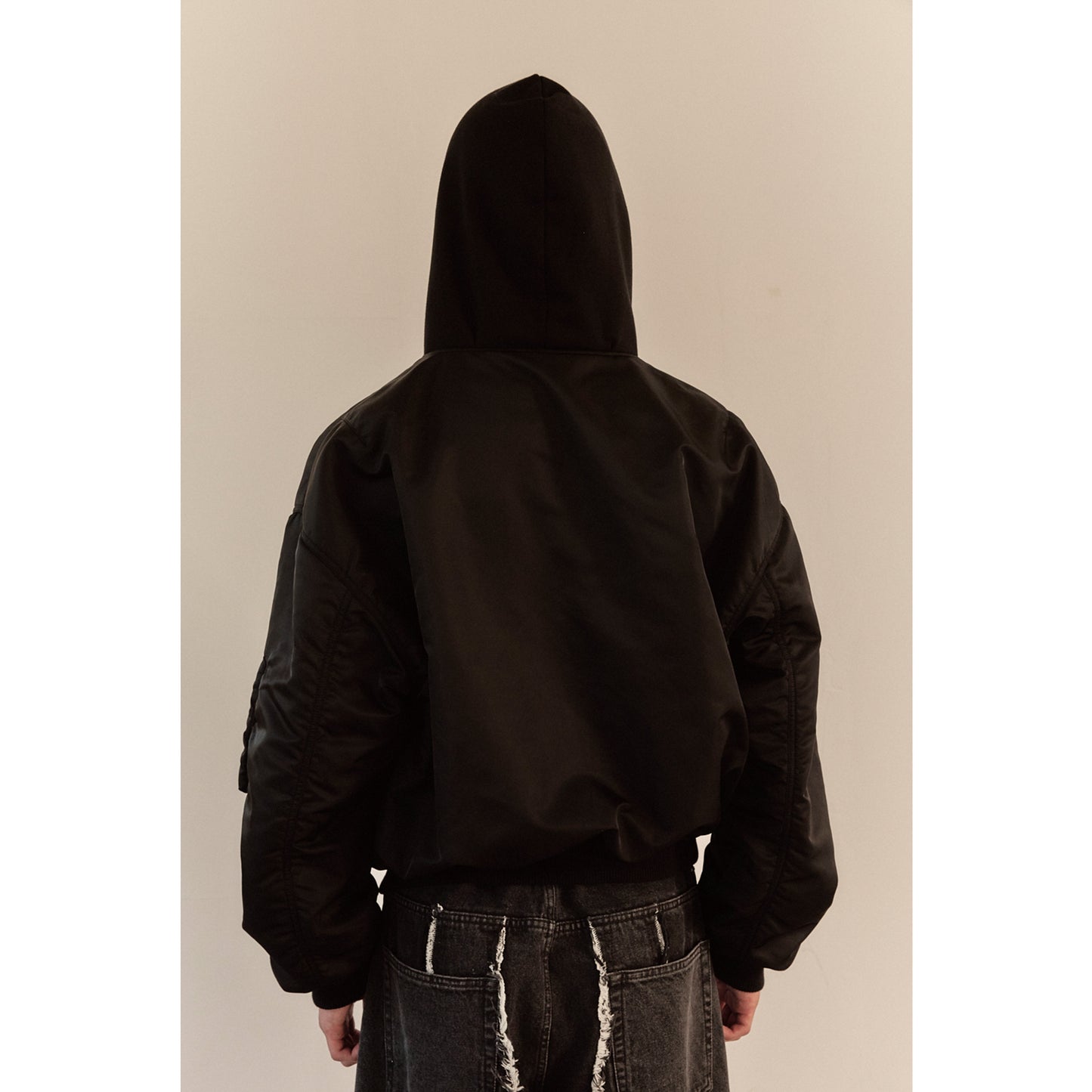 REVERSIBLE HOODY MA-1 / BLACK