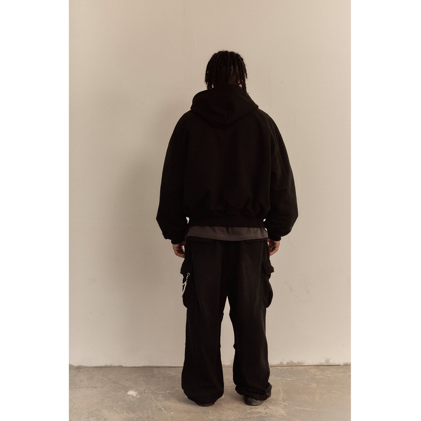 REVERSIBLE HOODY MA-1 / BLACK